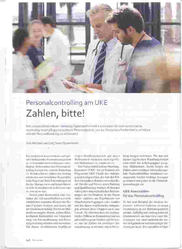 Vorschauseite 1: Personalcontrolling am LIKE Zahlen, bitte!
