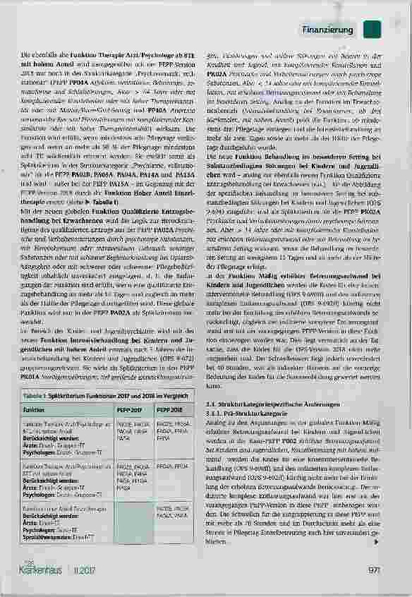 Vorschauseite 5: PEPP-Entgeltsystem 2018 und DKR-Psych