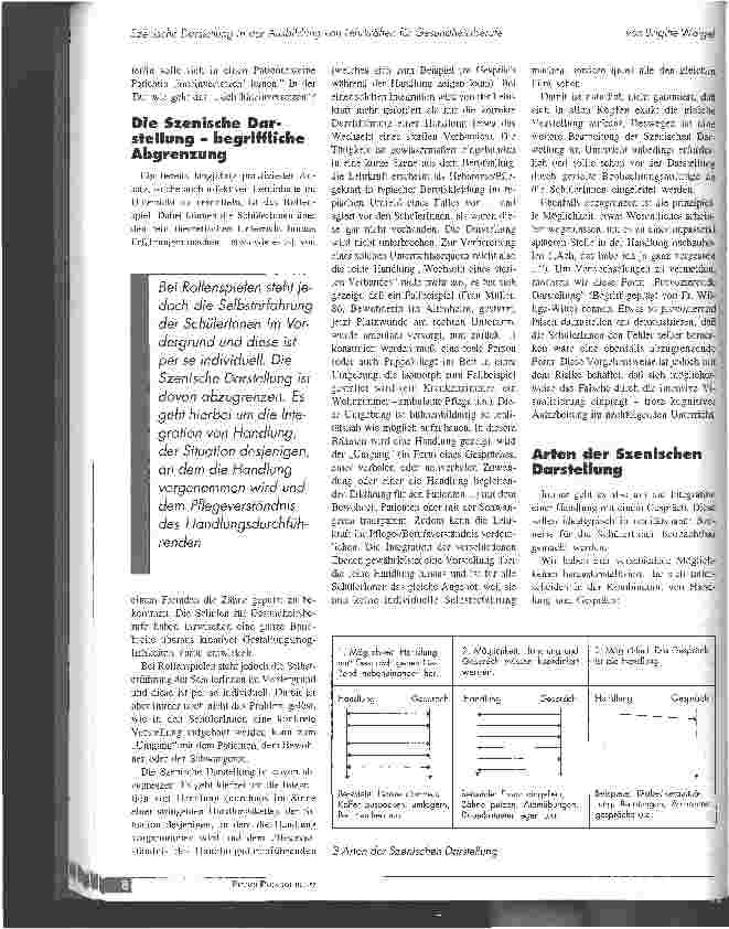 Vorschauseite 2: Szenische Darstellung in der Ausbildung von Lehrkräften für Gesundheitsberufe