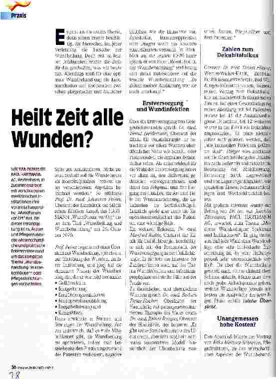 Vorschauseite 1: Heilt Zeit alle Wunden?