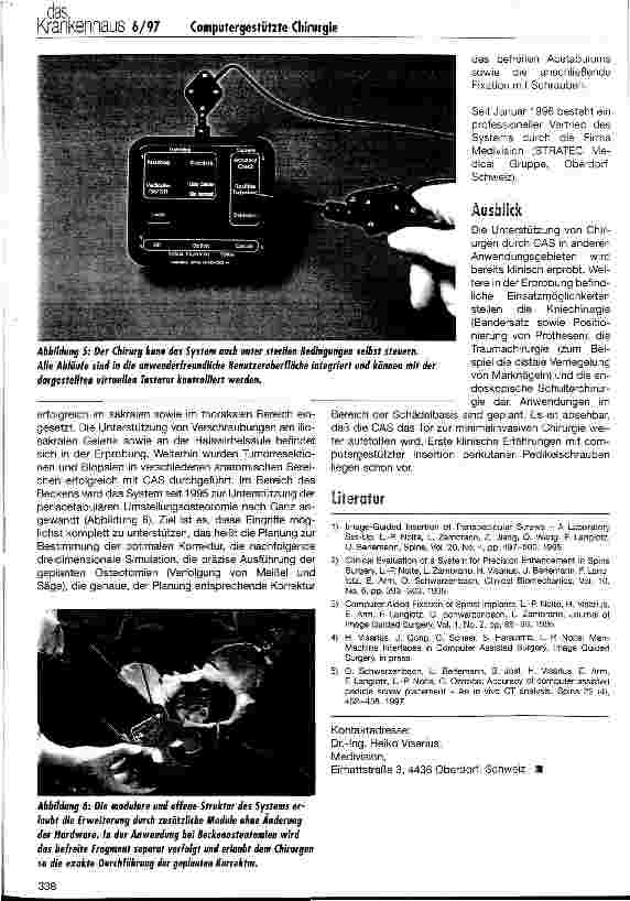 Vorschauseite 4: Computergestützte Chirurgie: Planung, Simulation, Navigation
