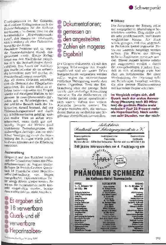 Vorschauseite 5: Alles Quark? Erfahrungen eines klinischen Projekts