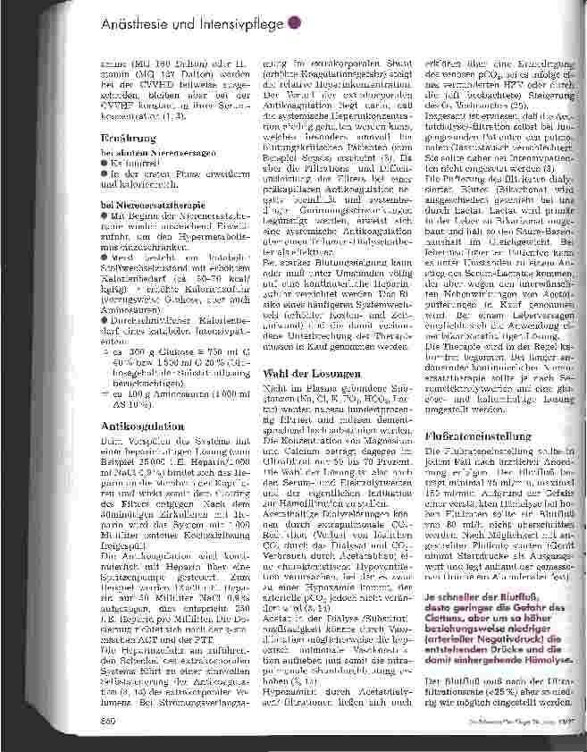 Vorschauseite 3: Kontinuierliche venovenöse Nierenersatztherapie