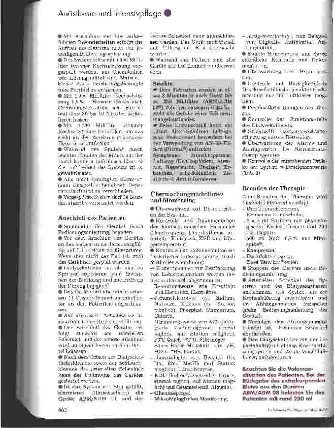 Vorschauseite 5: Kontinuierliche venovenöse Nierenersatztherapie