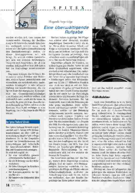 Vorschauseite 5: Die Herausforderungen der Zukunft 3. Spitex-Kongress in Bern