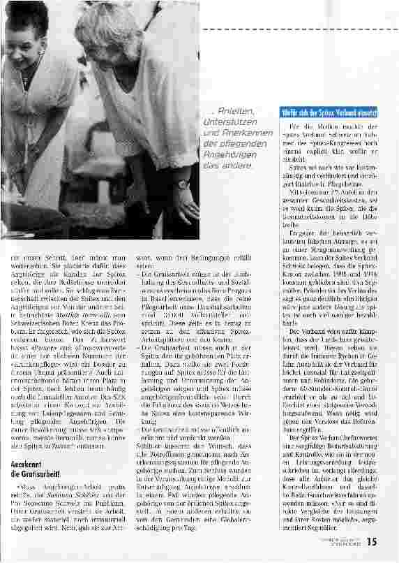 Vorschauseite 6: Die Herausforderungen der Zukunft 3. Spitex-Kongress in Bern