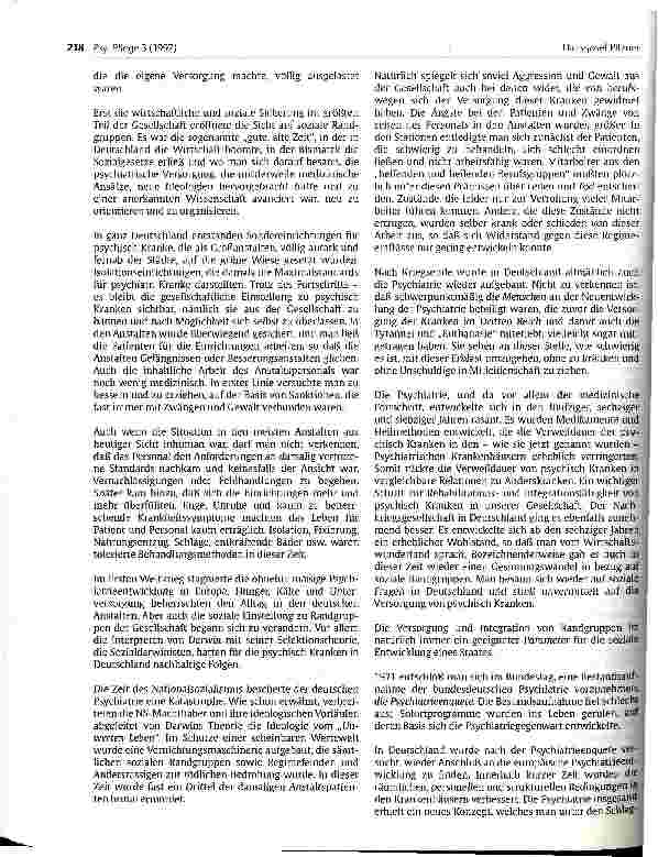 Vorschauseite 2: Gewalt in der Psychiatrie - Bewältigtes Problem aus der Vergangenheit?