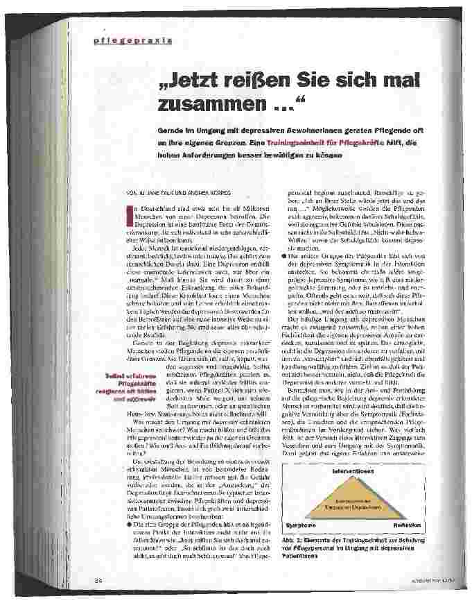 Vorschauseite 1: Jetzt reißen Sie sich mal zusammen...