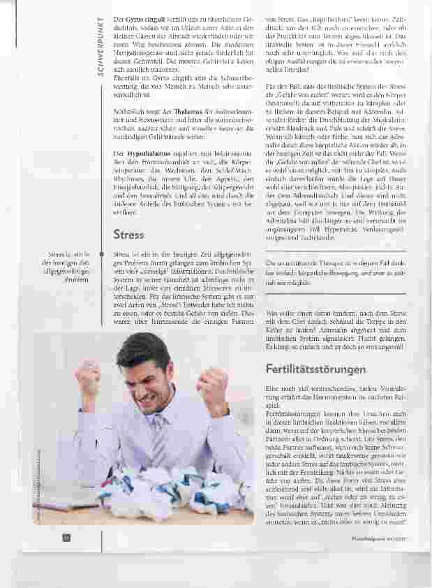 Vorschauseite 3: Das limbische System Der Chef der Hormone
