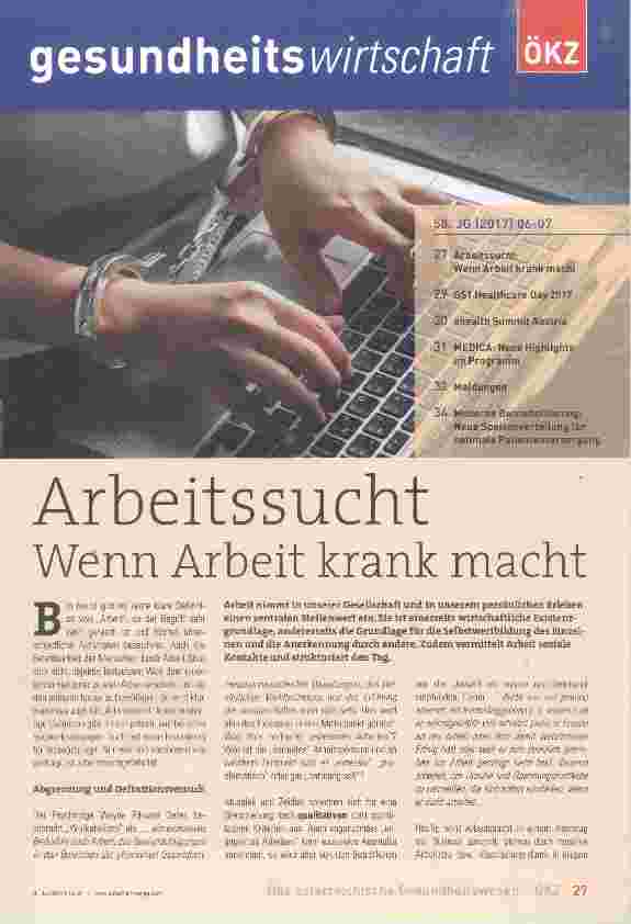Vorschauseite 1: Arbeitssucht Wenn Arbeit krank macht