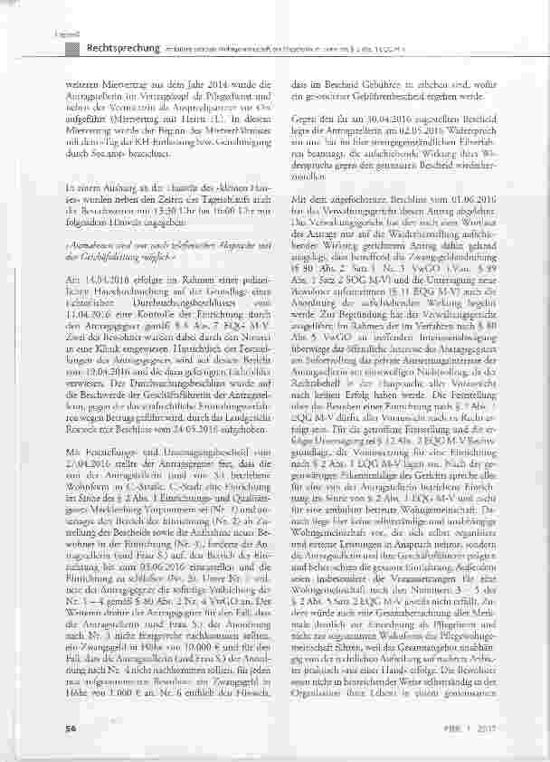 Vorschauseite 3: Ambulant betreute Wohngemeinschaft ein Pflegeheim im Sinne des § 2 Abs. 1 EQG M-V
