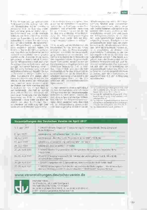 Vorschauseite 2: Zum Antragserfordernis bei der (Weiter-)Gewährung von ambulanten Hilfen zur Erziehung
