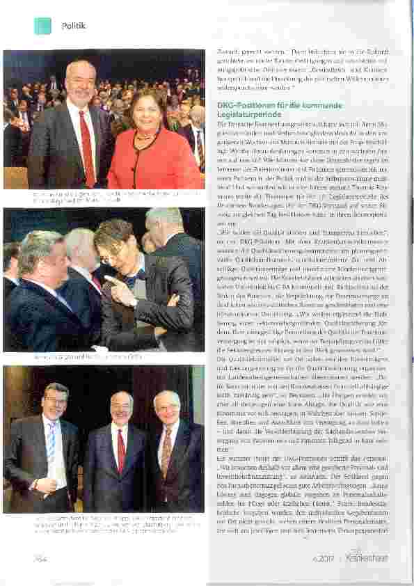 Vorschauseite 3: DKG-Frühlingsempfang 2017: An einem Strang ziehen