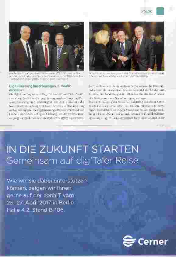 Vorschauseite 5: DKG-Frühlingsempfang 2017: An einem Strang ziehen