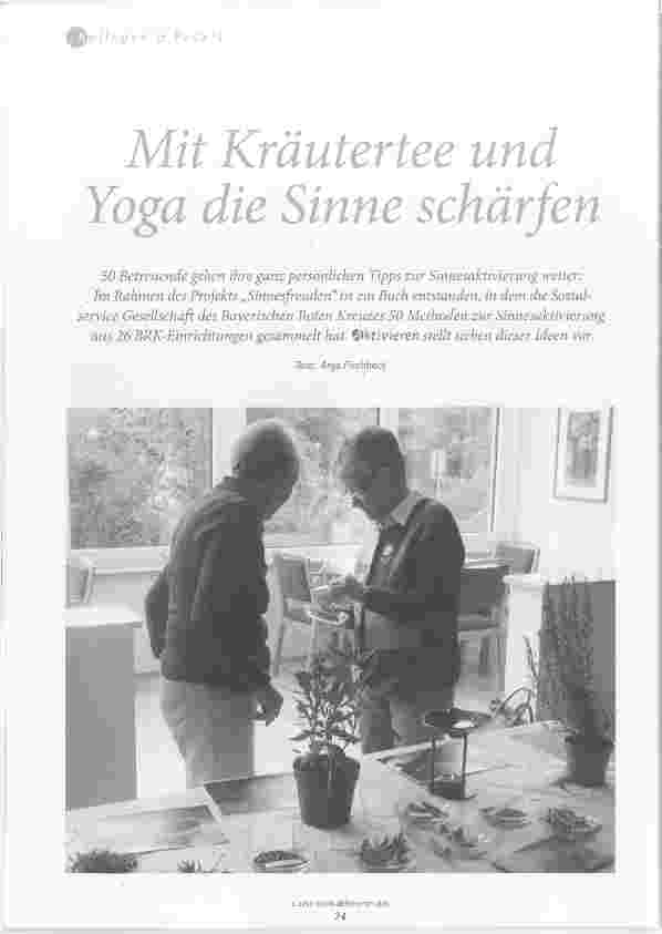 Vorschauseite 1: Mit Kräutertee und Yoga die Sinne schärfen