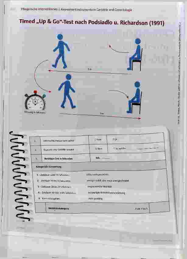 Vorschauseite 2: Geriatrisches Assessment Timed „Up & Go“-Test (TUG-Test)