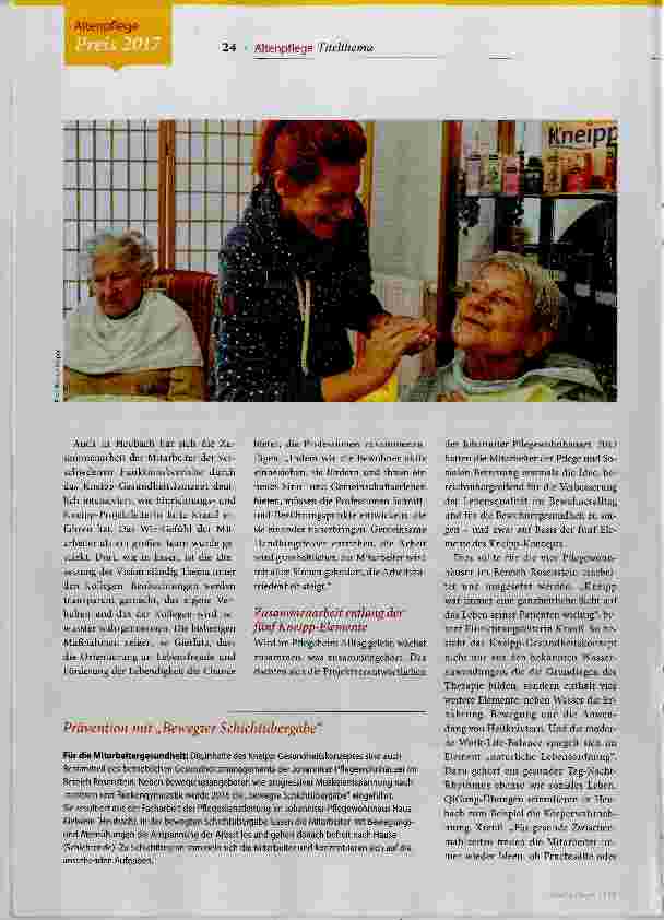 Vorschauseite 4: Kneipp: einer für alle