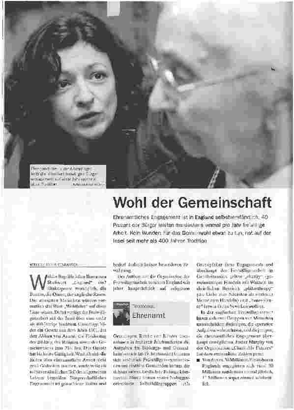 Vorschauseite 1: Wohl der Gemeinschaft