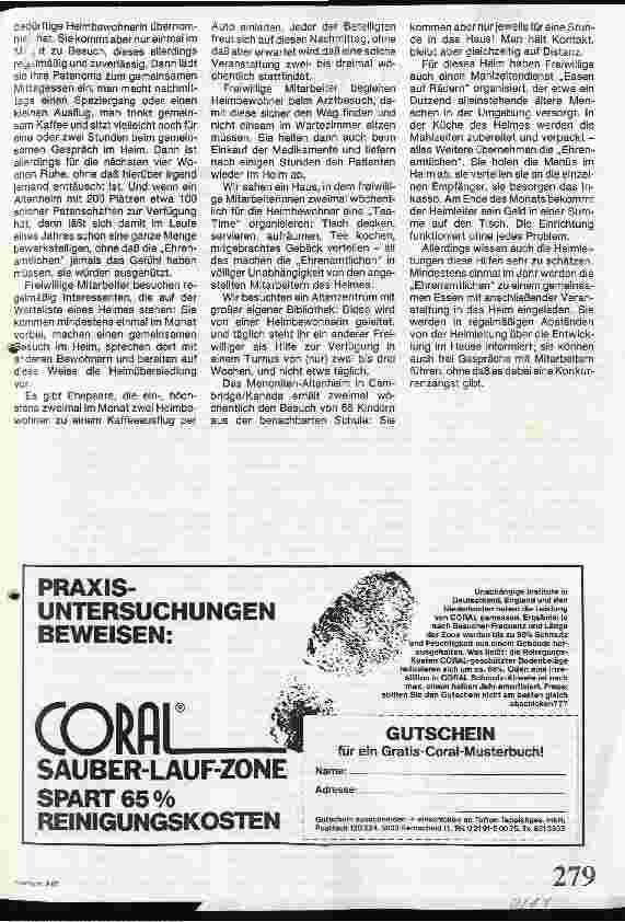 Vorschauseite 3: Beobachtungen in amerikanischen Altenheimen