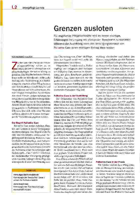 Vorschauseite 1: Grenzen ausloten