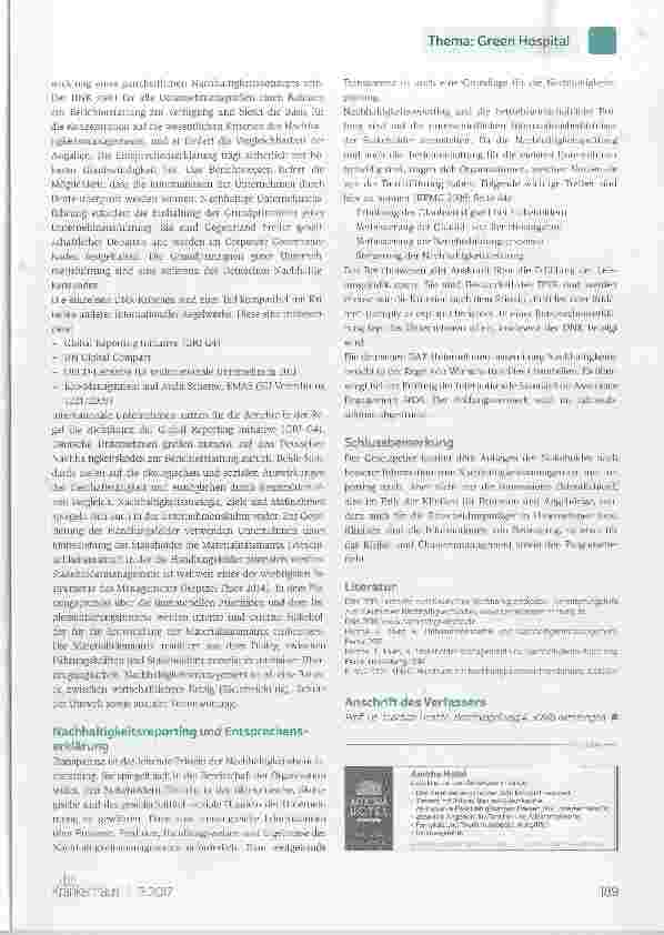 Vorschauseite 3: Nachhaltigkeitsmanagement und -reporting