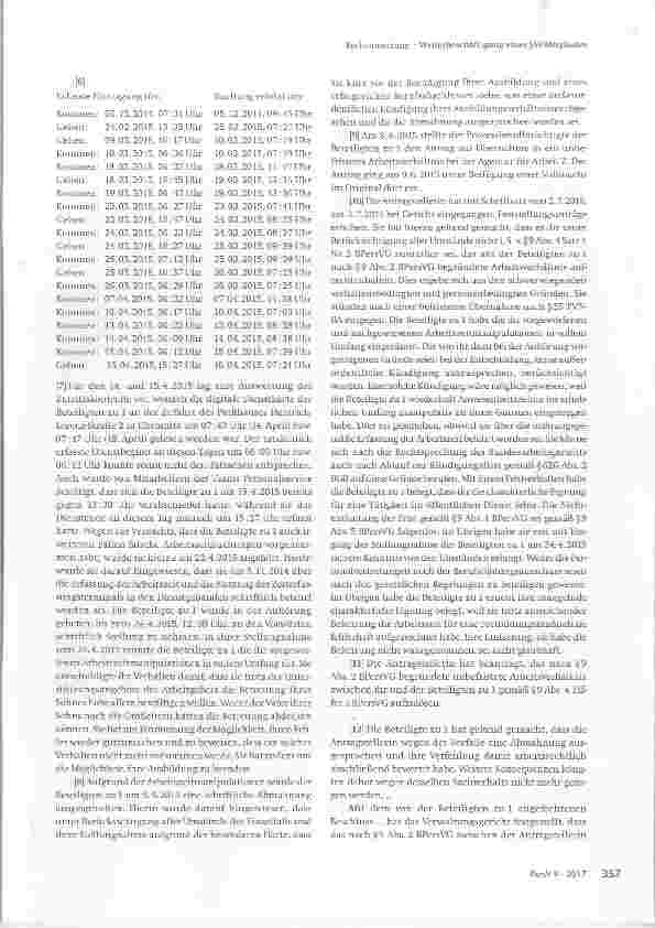 Vorschauseite 2: Weiterbeschäftigung eines JAV-Mitgliedes