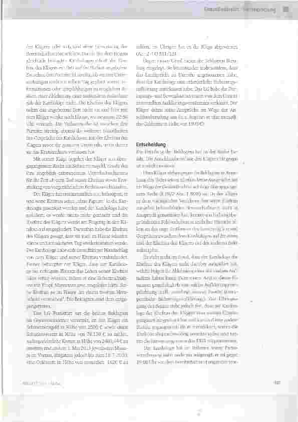 Vorschauseite 2: Absprachewidriges Entfernen einer Patientin aus einer Klinik