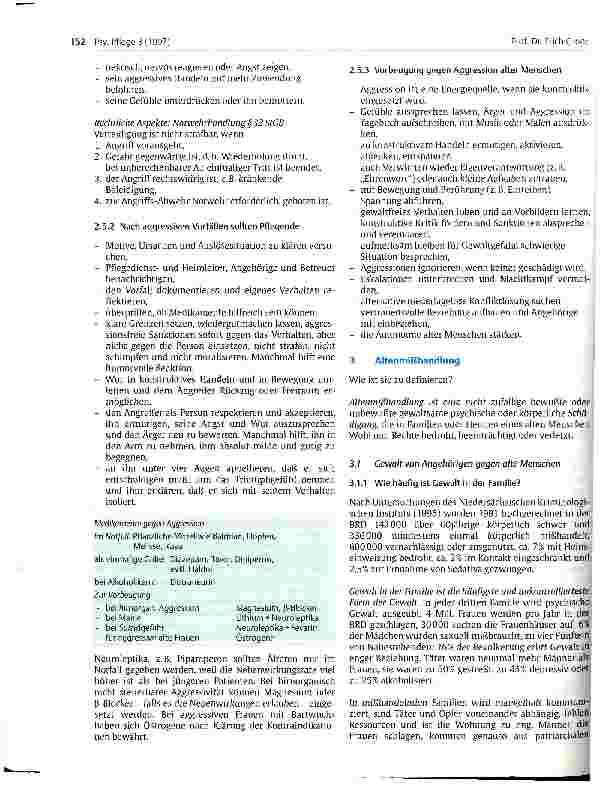 Vorschauseite 5: Gewalt und Aggression in der Altenpflege