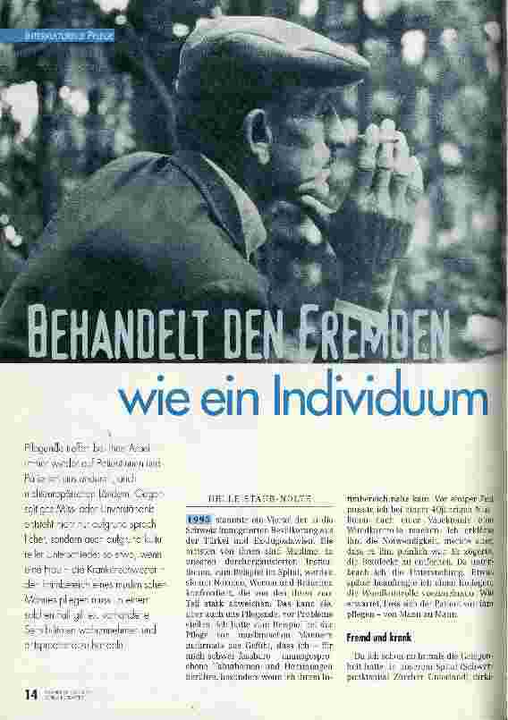 Vorschauseite 1: Behandelt den Fremden wie ein Individuum