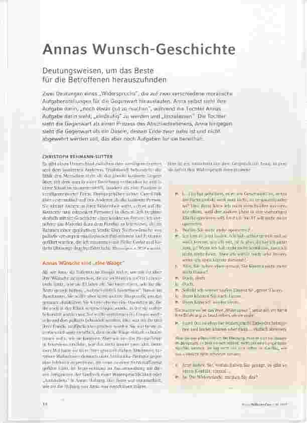 Vorschauseite 1: Annas Wunsch-Geschichte