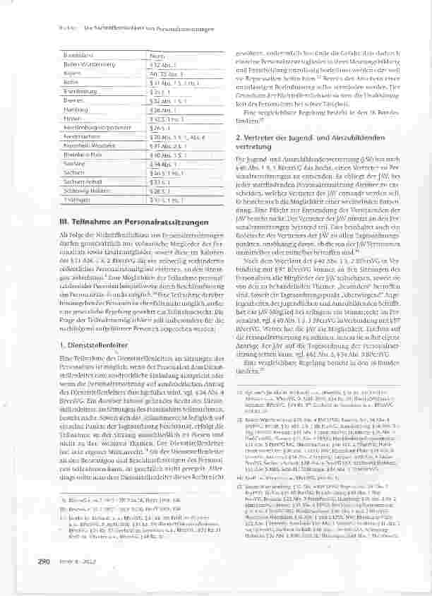 Vorschauseite 3: Die Nichtöffentlichkeit von Personalratssitzungen
