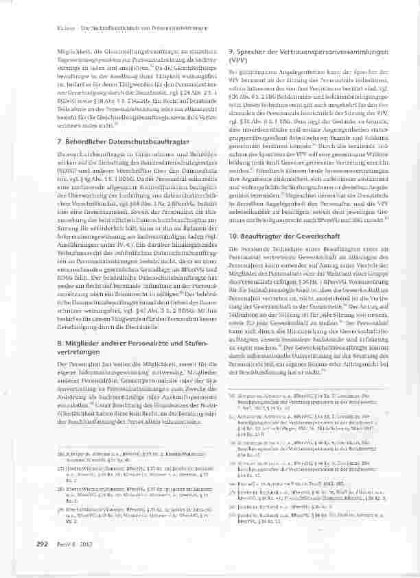 Vorschauseite 5: Die Nichtöffentlichkeit von Personalratssitzungen