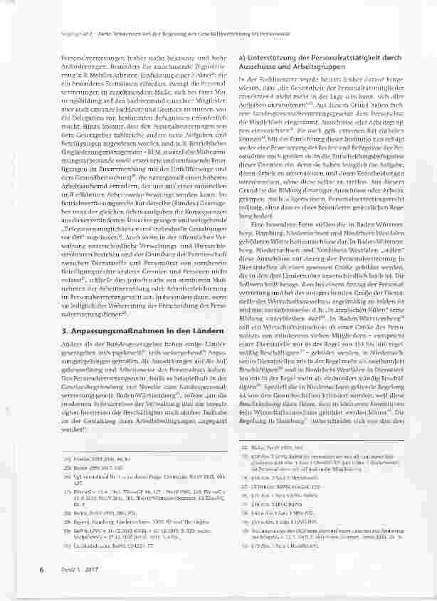 Vorschauseite 3: Neue Tendenzen bei der Regelung der Geschäftsverteilung im Personalrat