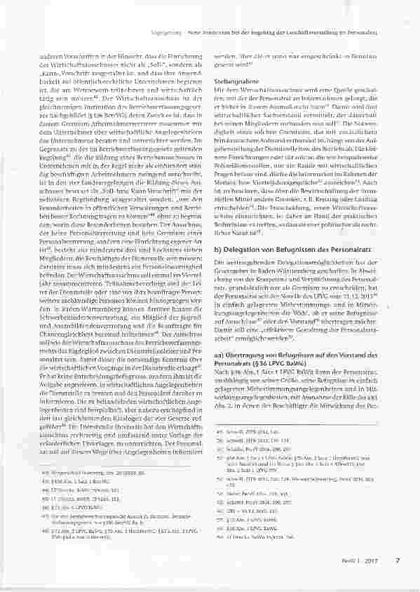 Vorschauseite 4: Neue Tendenzen bei der Regelung der Geschäftsverteilung im Personalrat