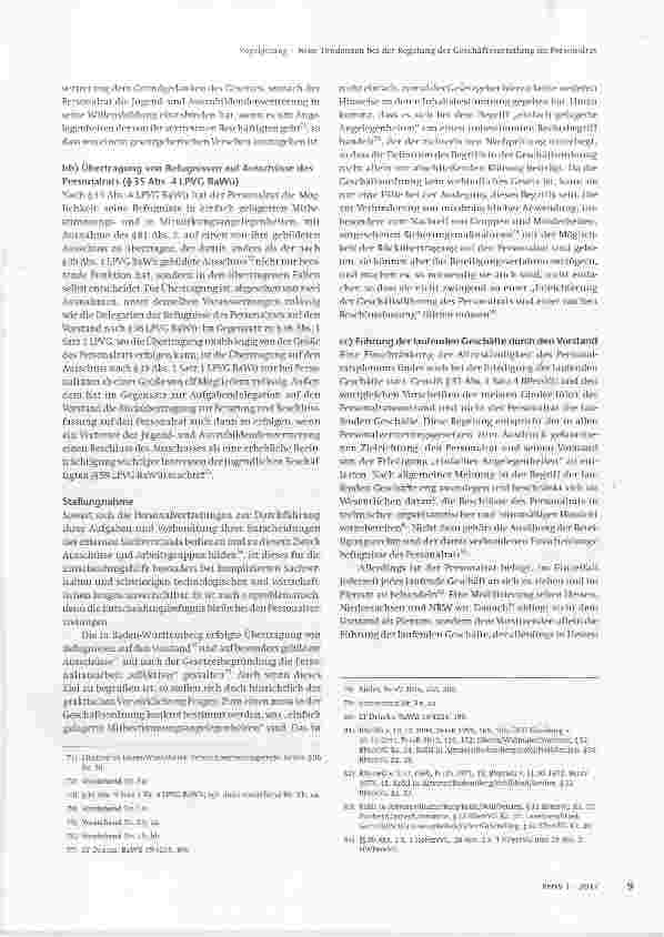 Vorschauseite 6: Neue Tendenzen bei der Regelung der Geschäftsverteilung im Personalrat