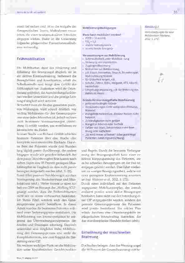 Vorschauseite 2: Wenn die Kraft uns verlässt: Critical lllness Polyneuropathie beim kritisch Kranken - Ein unterschätztes Pflegeproblem im Rahmen der Präventionsmaßnahmen?