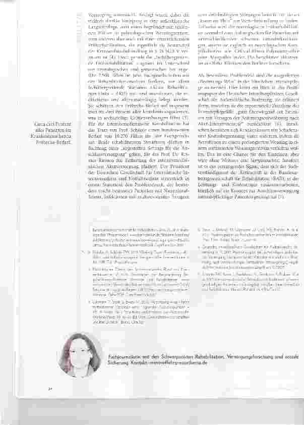 Vorschauseite 5: Interdisziplinäre, intensivmedizinische Rehabilitation