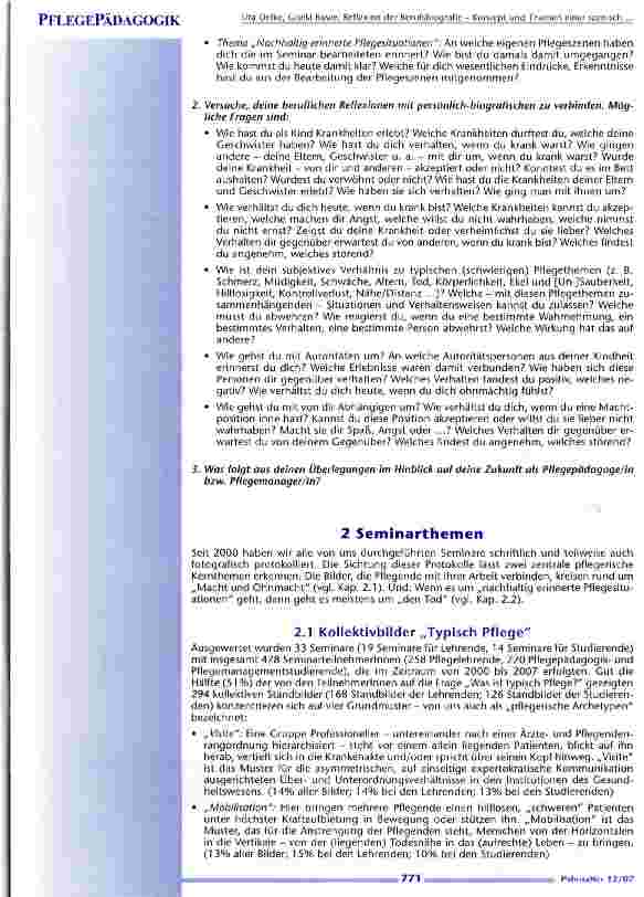 Vorschauseite 5: Reflexion der Berufsbiografie