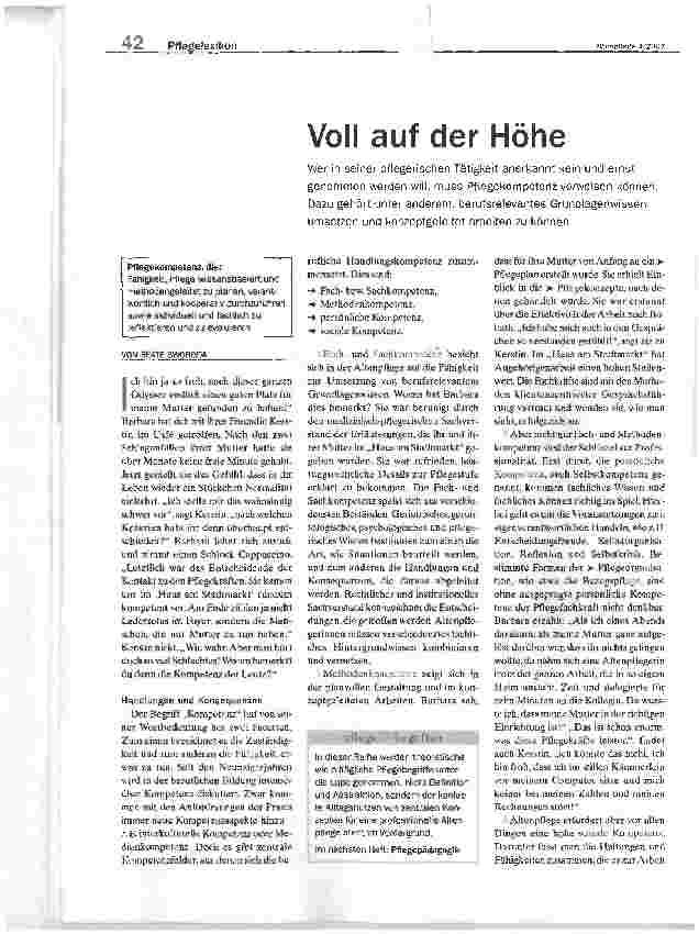 Vorschauseite 1: Voll auf der Höhe
