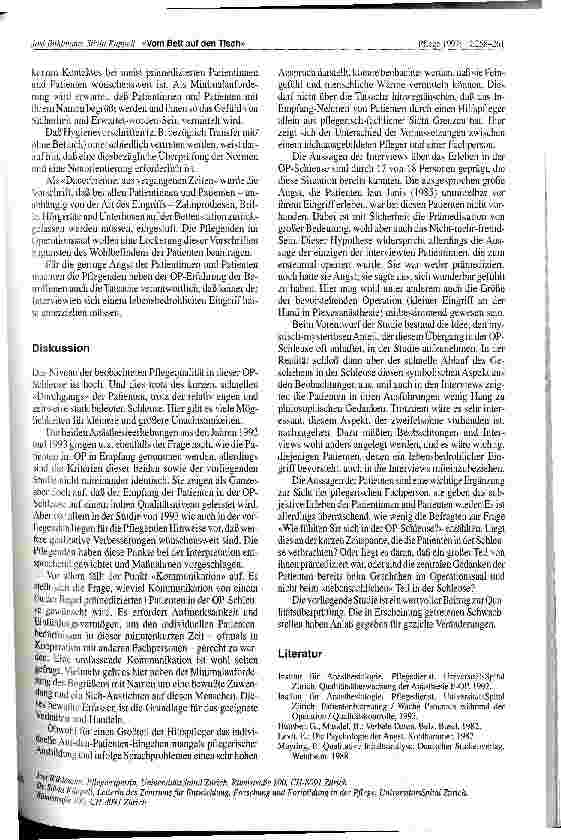 Vorschauseite 4: Vom Bett auf den Tisch Der Transfer der Patientinnen und Patienten vom Spitalbett auf den Operationstisch