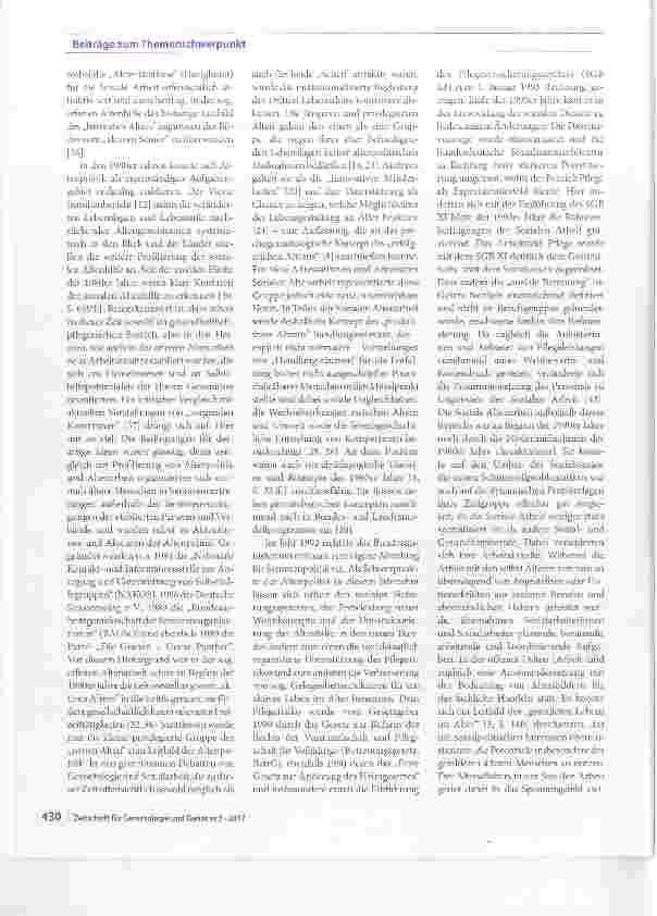 Vorschauseite 2: Soziale Altenarbeit und Soziale Gerontologie