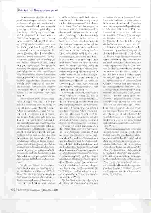 Vorschauseite 4: Soziale Altenarbeit und Soziale Gerontologie