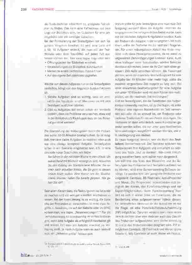 Vorschauseite 3: Do-it-yourself-Usability-Tests in Bibliotheken