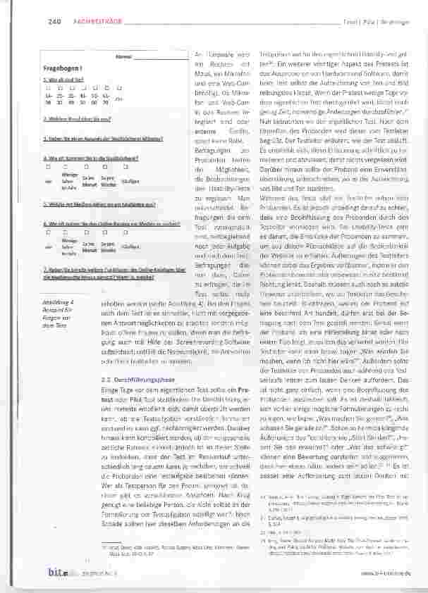 Vorschauseite 5: Do-it-yourself-Usability-Tests in Bibliotheken