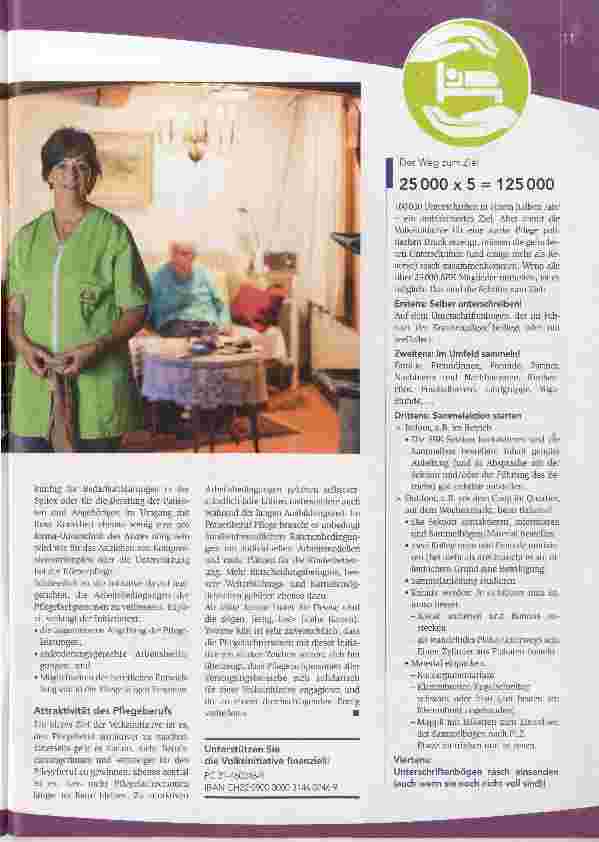 Vorschauseite 4: Verhelfen Sie der Initiative zu eine Blitzstart