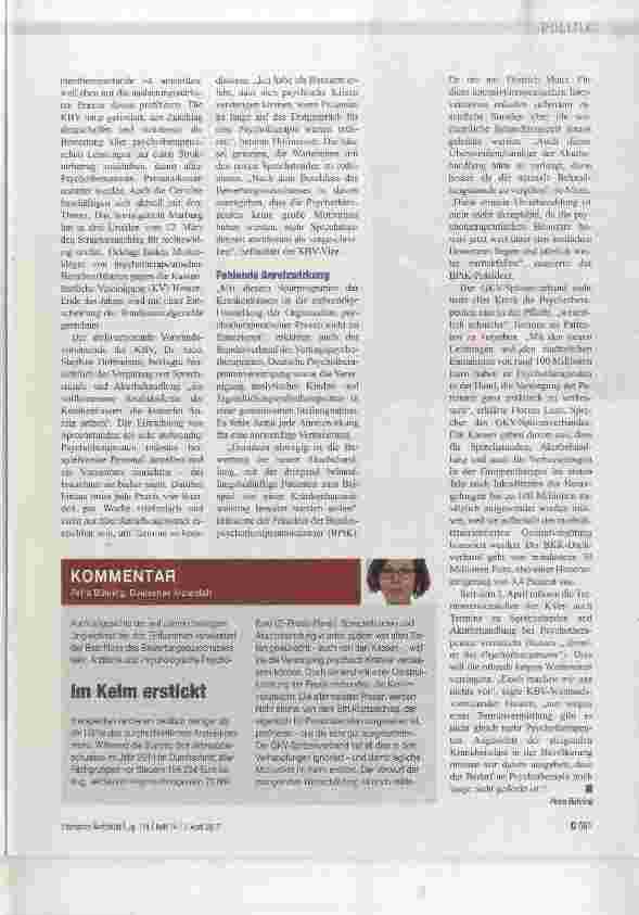 Vorschauseite 2: „Ein Schlag ins Gesicht“