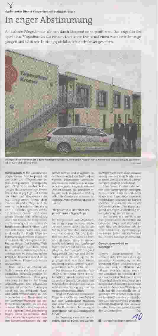 Vorschauseite 1: In enger Abstimmung