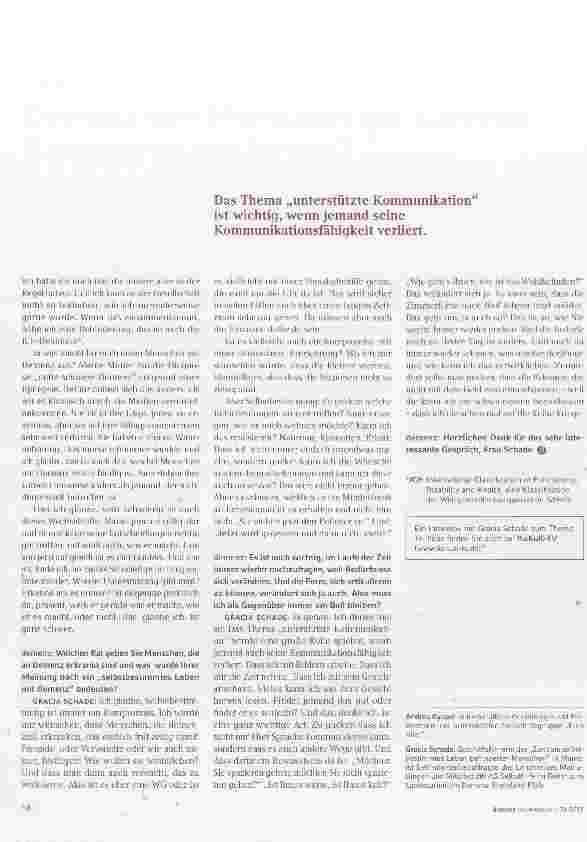 Vorschauseite 3: Was können Menschen mit Demenz von Menschen mit anderen Behinderungen lernen?