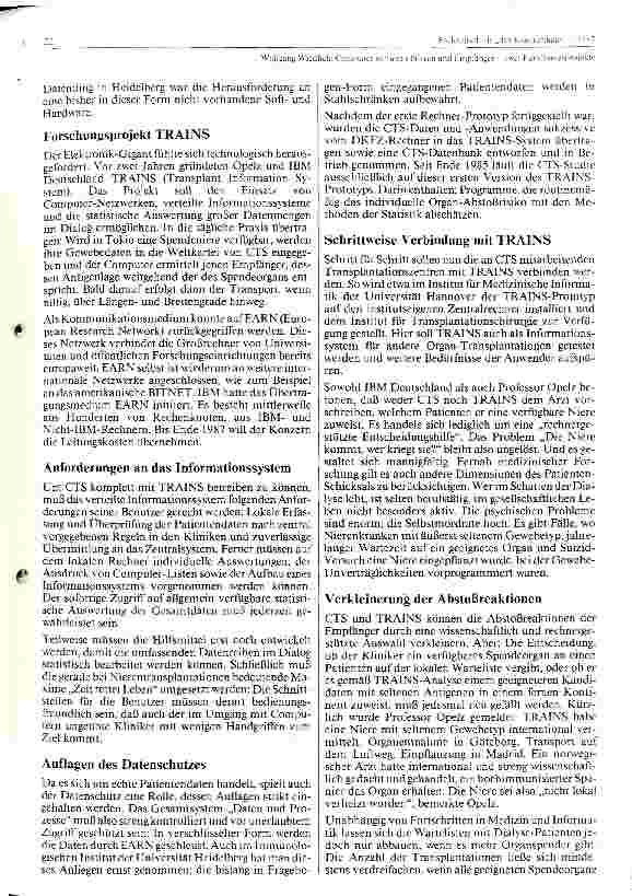 Vorschauseite 3: Computer sortieren Nieren und Empfänger - zwei Forschungsprojekte