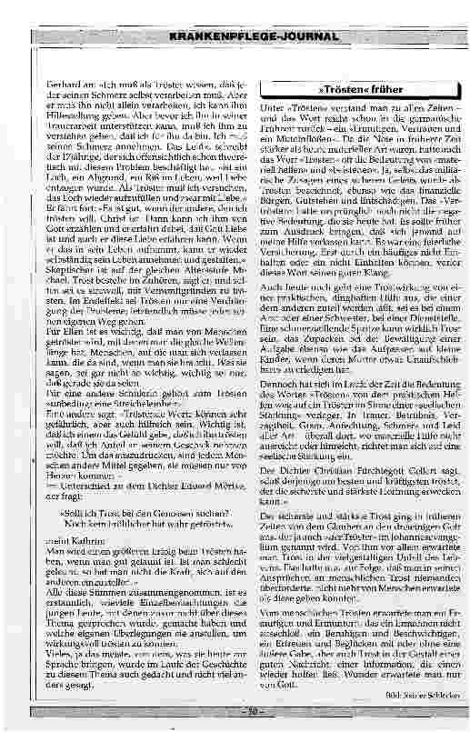 Vorschauseite 3: Trösten wie macht man das